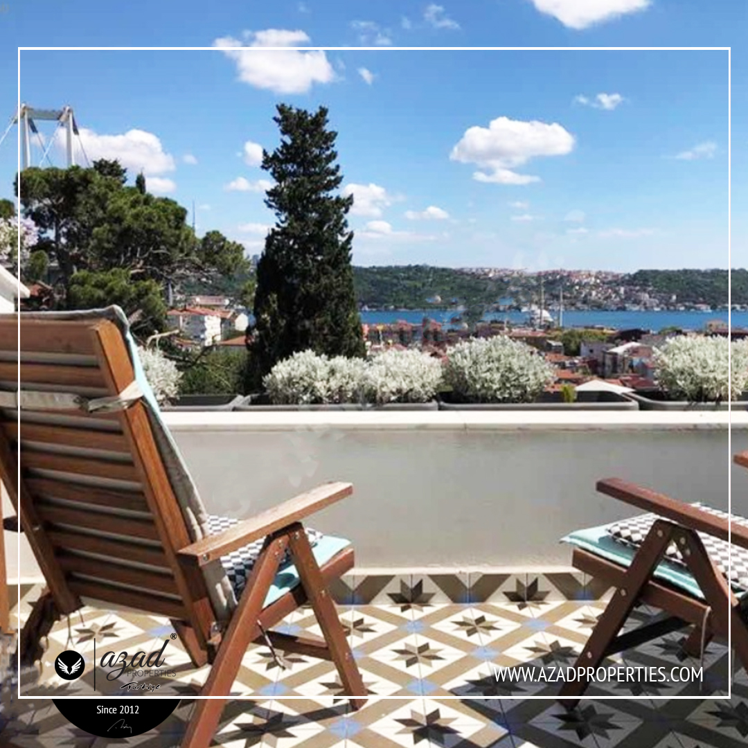 4+2 Duplex w/Full Bosphorus View in Ortakoy - SH 34643